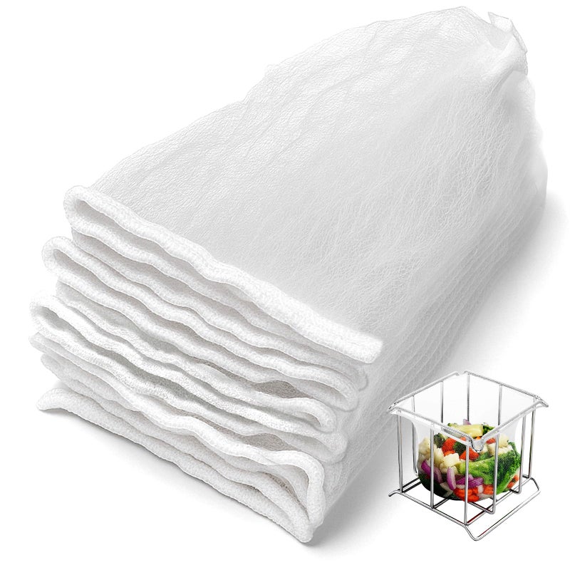 KONE Kitchen Sink Strainer Mesh Bag- 600 PCS Large Disposable Sink Net Strainer Filter Bags for Collecting Kitchen Food Waste Leftover Garbage, Fits Deep Sink Strainer Basket - Image 1
